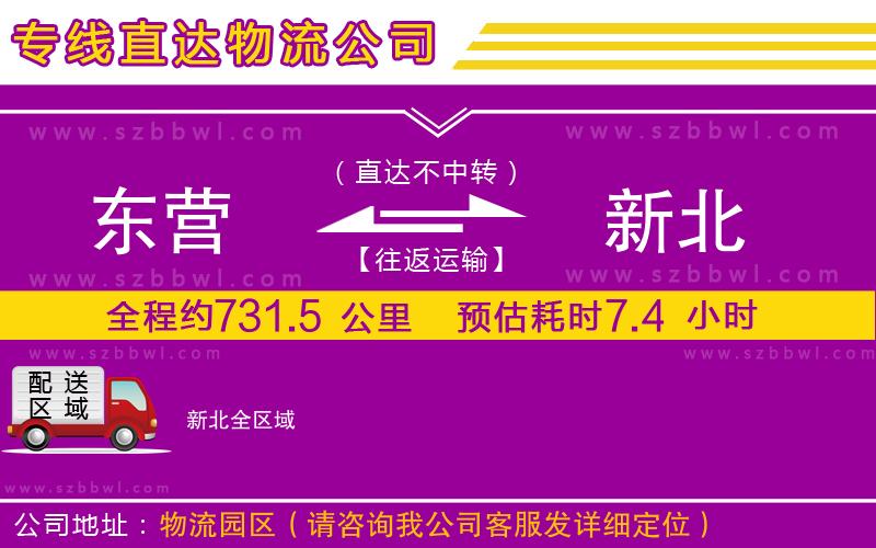 東營(yíng)到新北物流專線