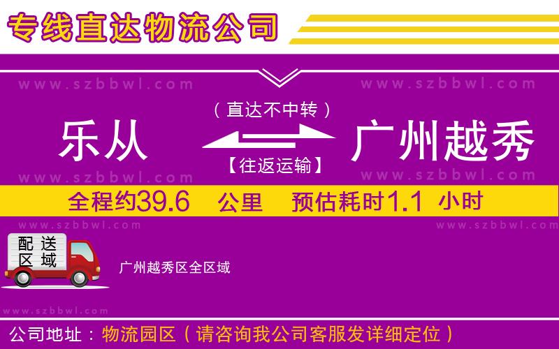 樂(lè)從到廣州越秀區(qū)物流專(zhuān)線