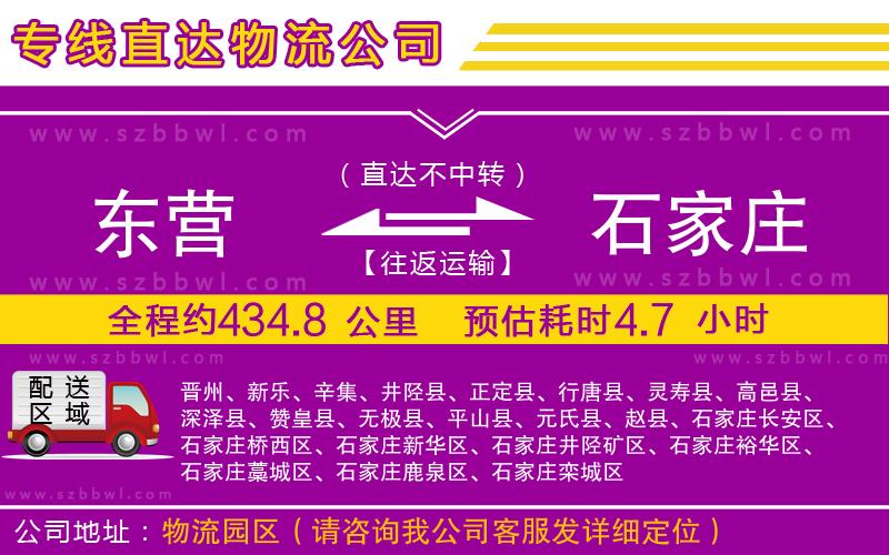 東營到石家莊物流公司