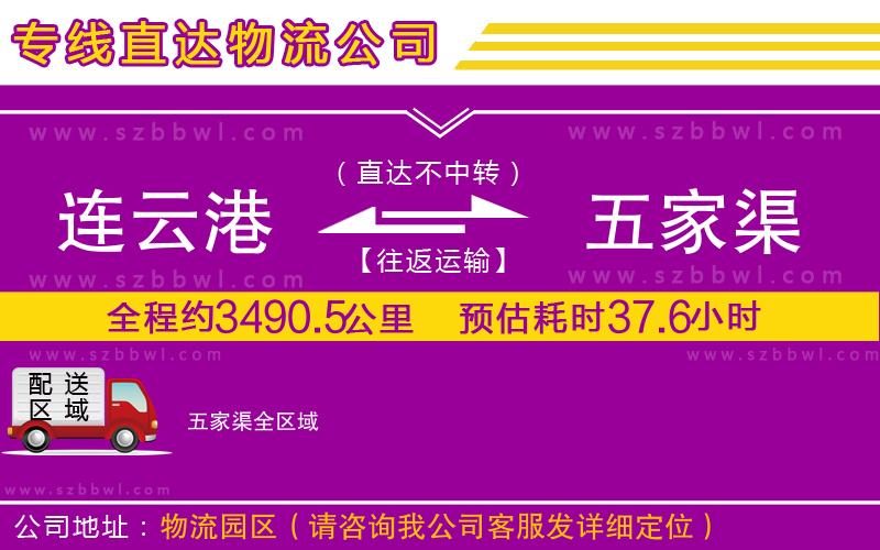 連云港到五家渠物流專線
