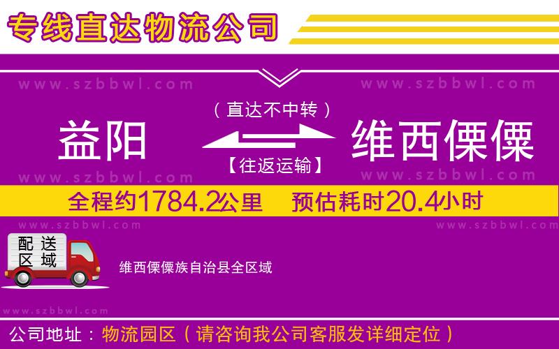 益陽到維西傈僳族自治縣物流專線
