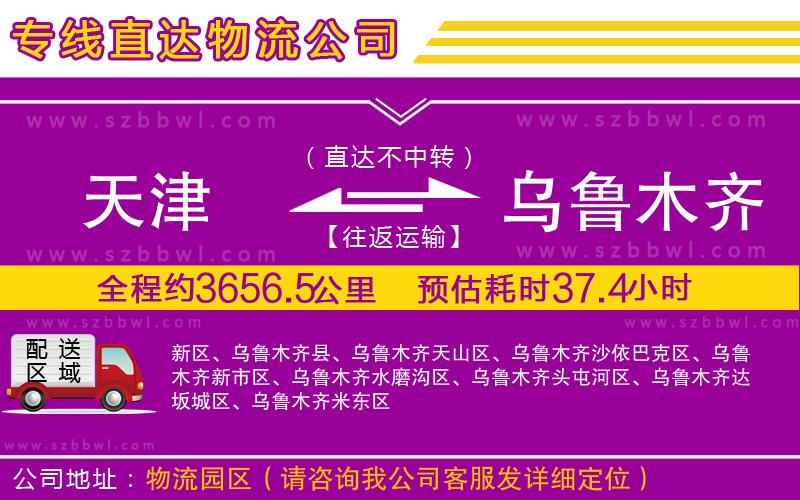 天津到烏魯木齊貨運(yùn)專線