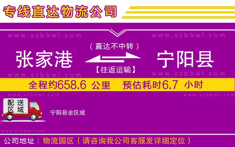 張家港到寧陽(yáng)縣貨運(yùn)專線