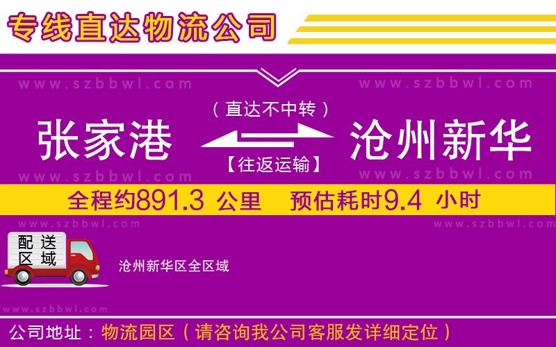 張家港到滄州新華區(qū)貨運(yùn)專線
