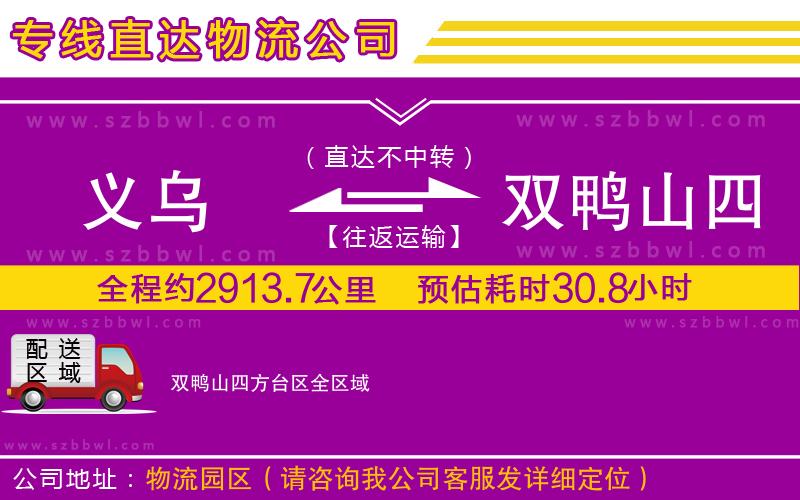 義烏到雙鴨山四方臺(tái)區(qū)物流專線