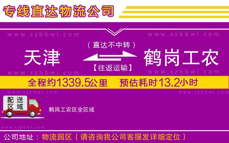 天津到鶴崗工農(nóng)區(qū)貨運專線