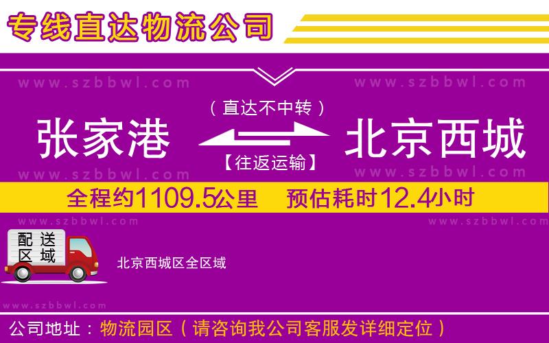 張家港到北京西城區(qū)貨運(yùn)專線