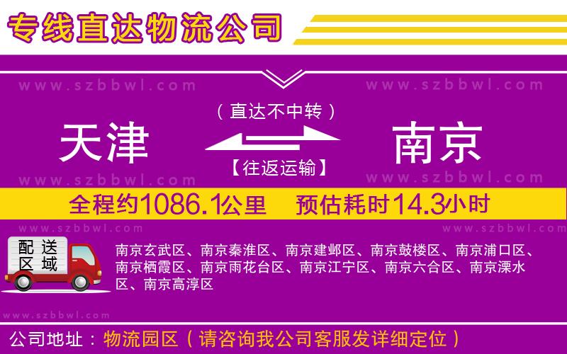 天津到南京貨運專線