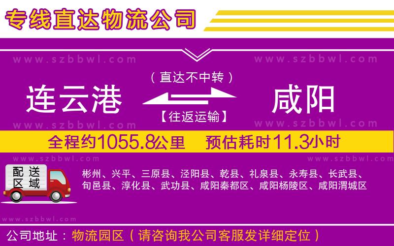 連云港到咸陽(yáng)貨運(yùn)專線