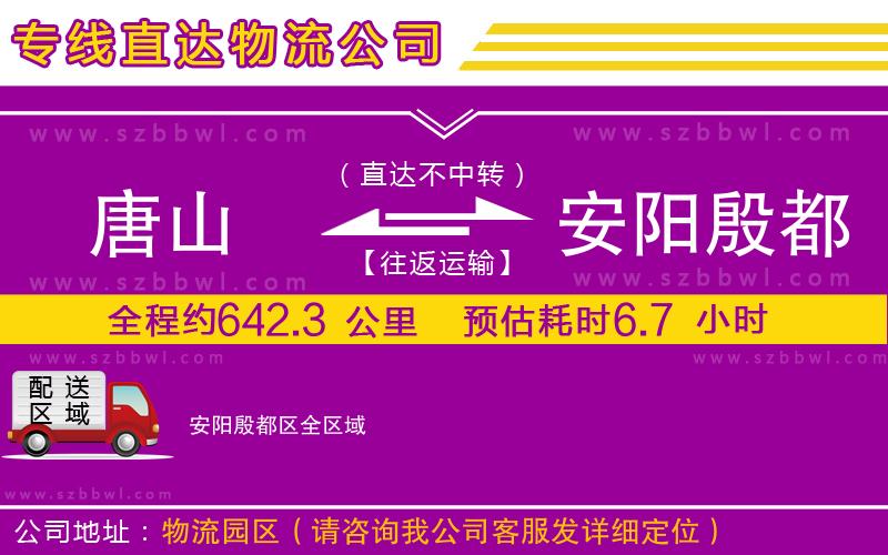 唐山到安陽殷都區(qū)貨運(yùn)專線