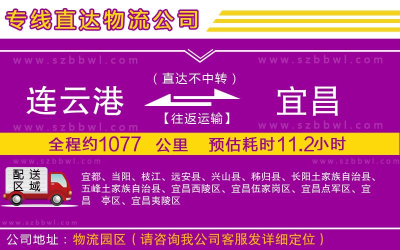 連云港到宜昌貨運專線