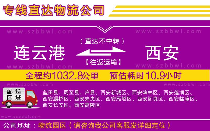 連云港到西安貨運(yùn)專(zhuān)線(xiàn)