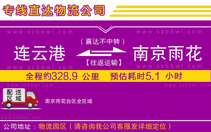 連云港到南京雨花臺(tái)區(qū)貨運(yùn)專線