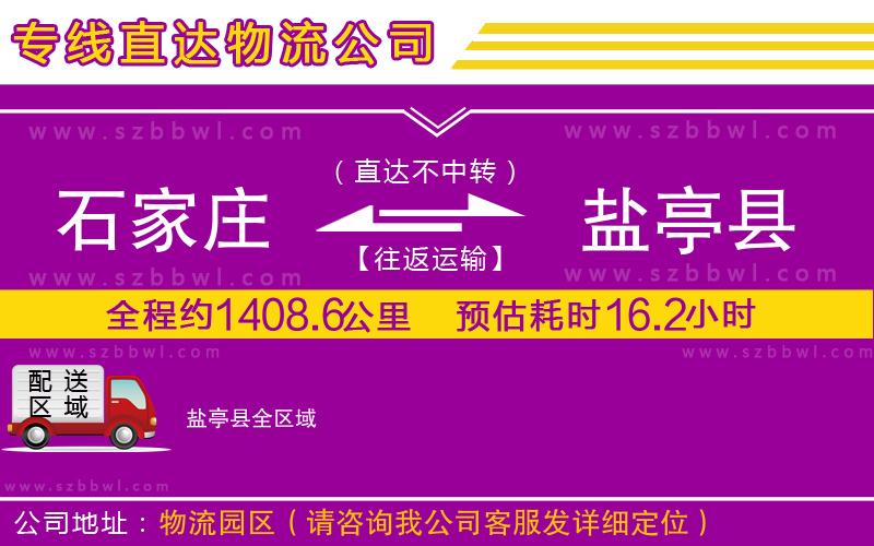 石家莊到鹽亭縣物流專(zhuān)線