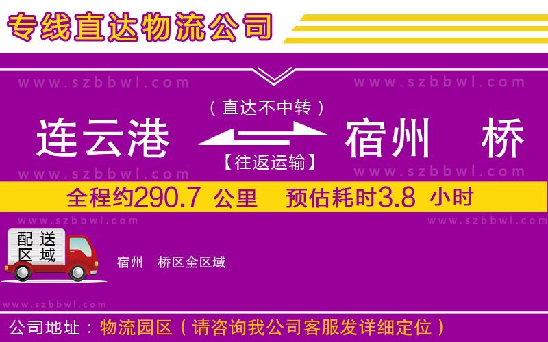 連云港到宿州埇橋區(qū)貨運(yùn)專線