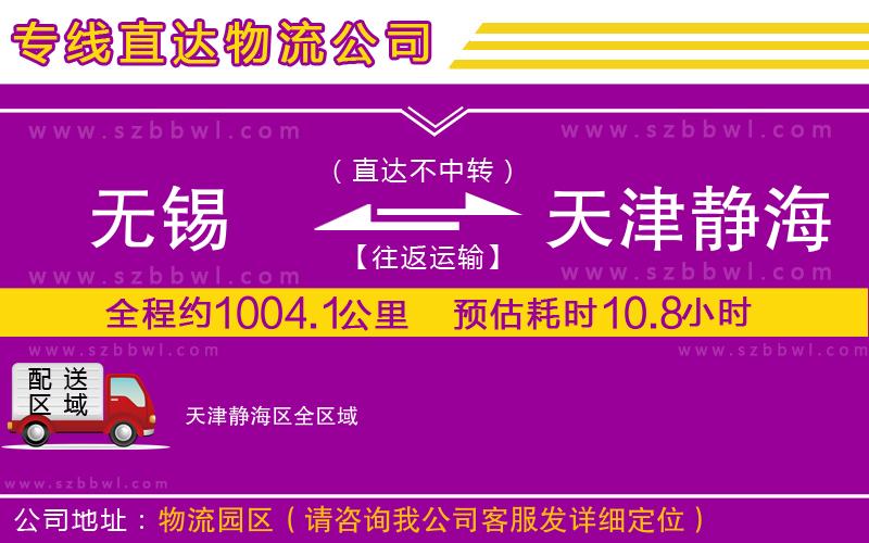 無錫到天津靜海區(qū)貨運(yùn)專線