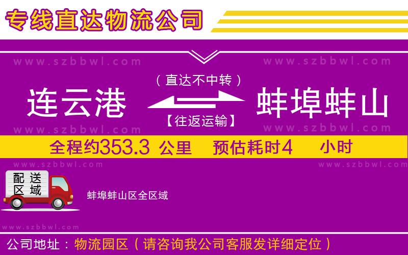 連云港到蚌埠蚌山區(qū)貨運(yùn)專線