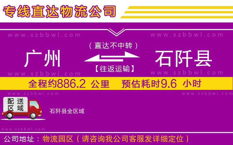 廣州到石阡縣物流專(zhuān)線